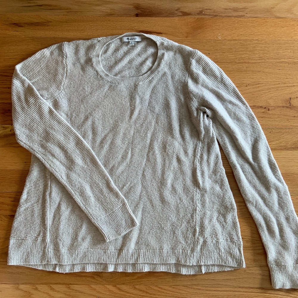 Madewell cream sweater size M